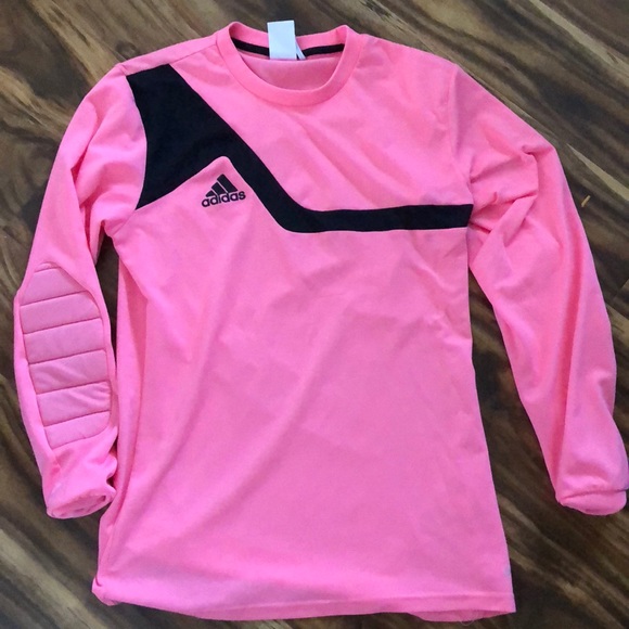 pink adidas goalkeeper jersey